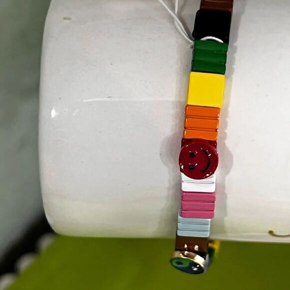 NWT Betsey Johnson Rainbow Stretch Bracelet #BJBR - Picture 4 of 6